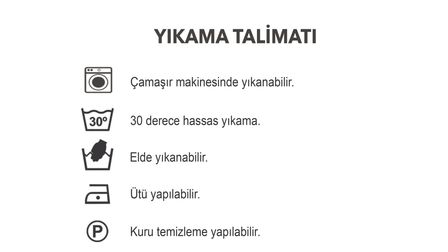 Yıkama Talimatı